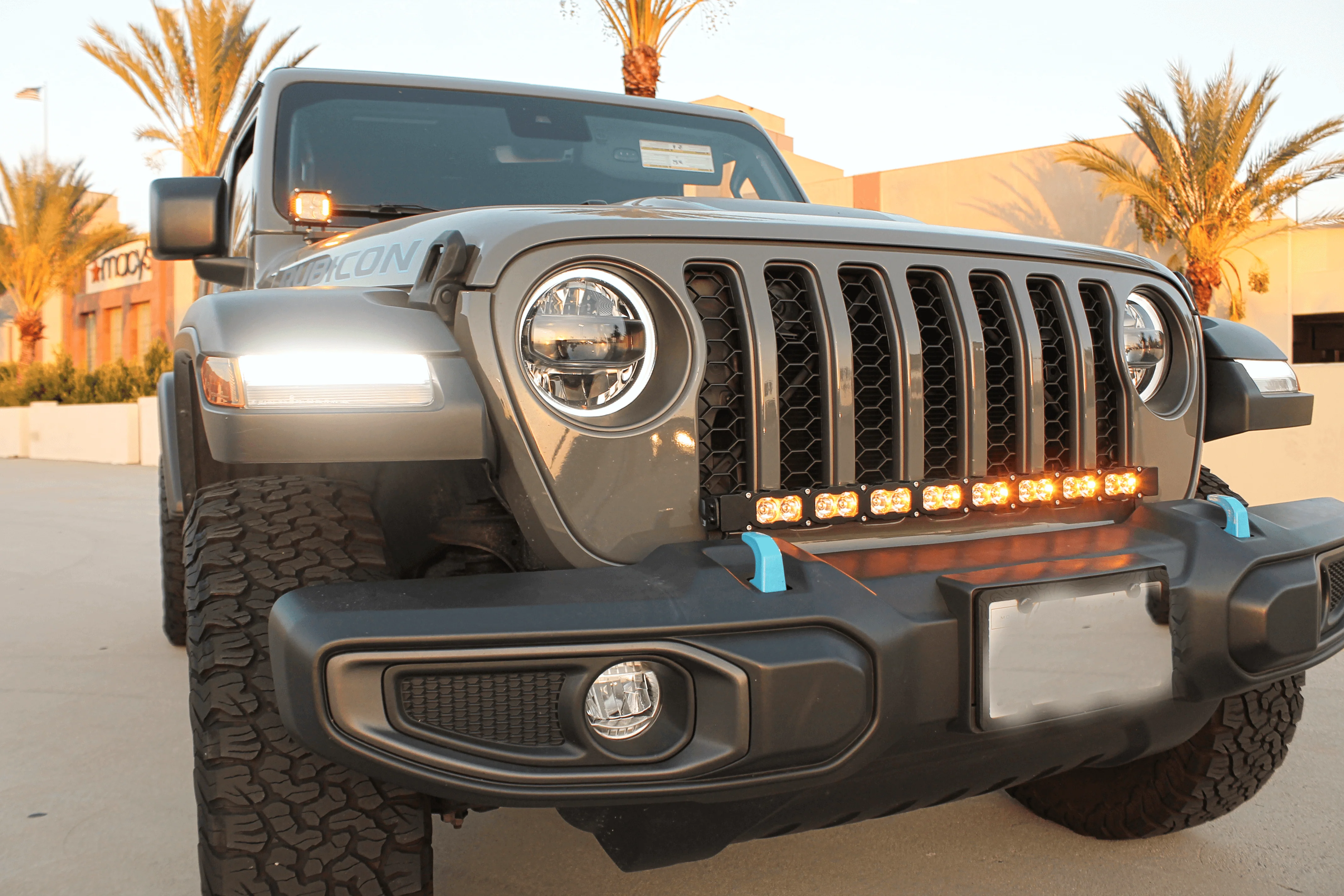2019+ Jeep Gladiator Hood Mount/Ditch Lights - Image 6