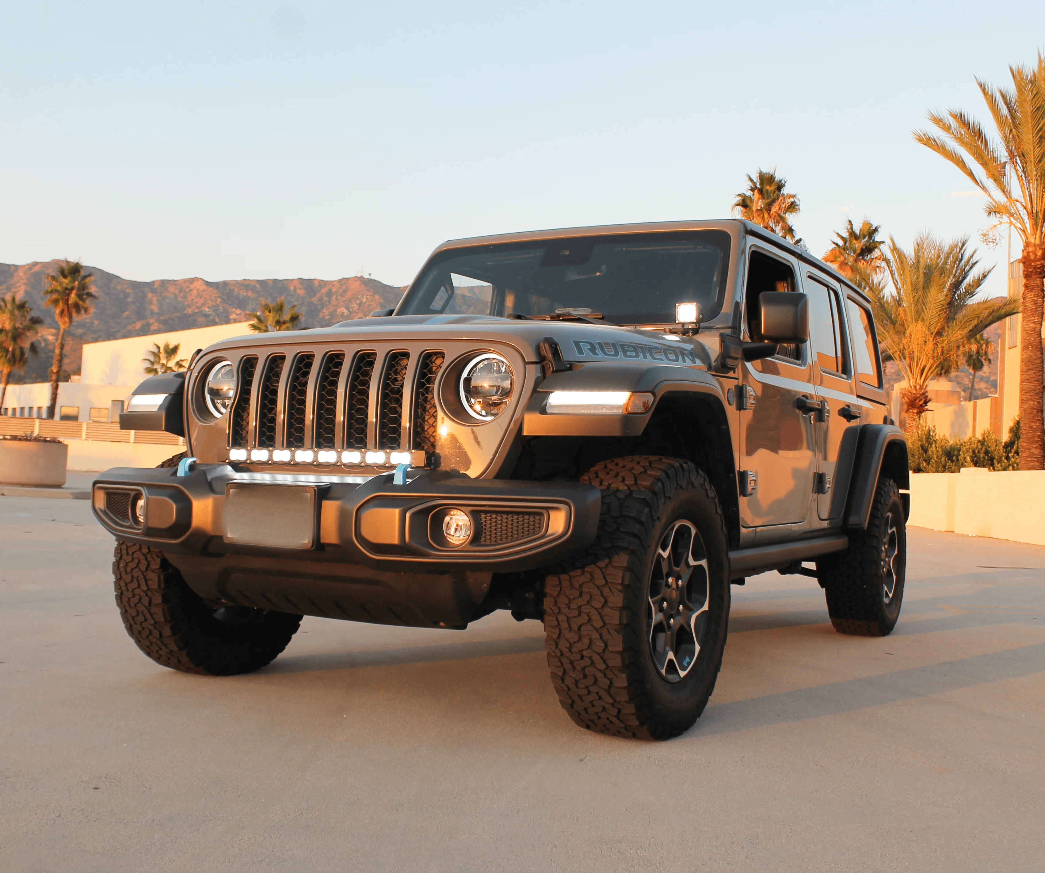 2019+ Jeep Gladiator Hood Mount/Ditch Lights - Image 7