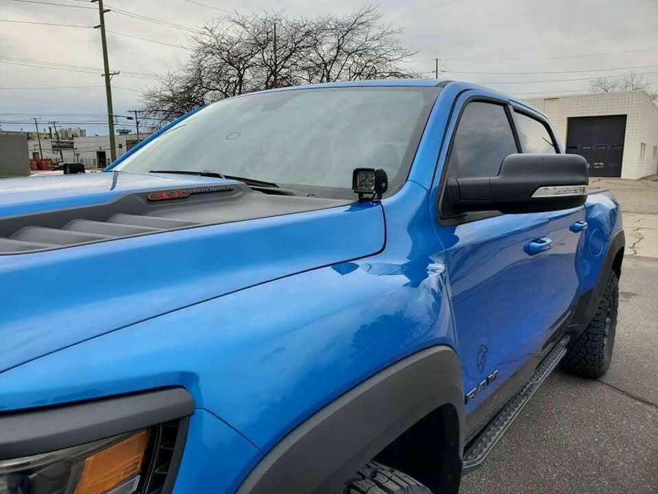 2019+ RAM 1500 TRX Hood Mount/Ditch Lights/Pillars - Image 4