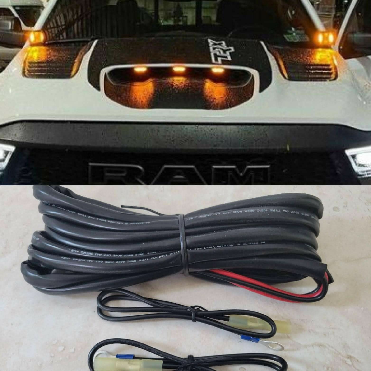2019+ RAM 1500 TRX Hood Mount/Ditch Lights/Pillars - Image 7