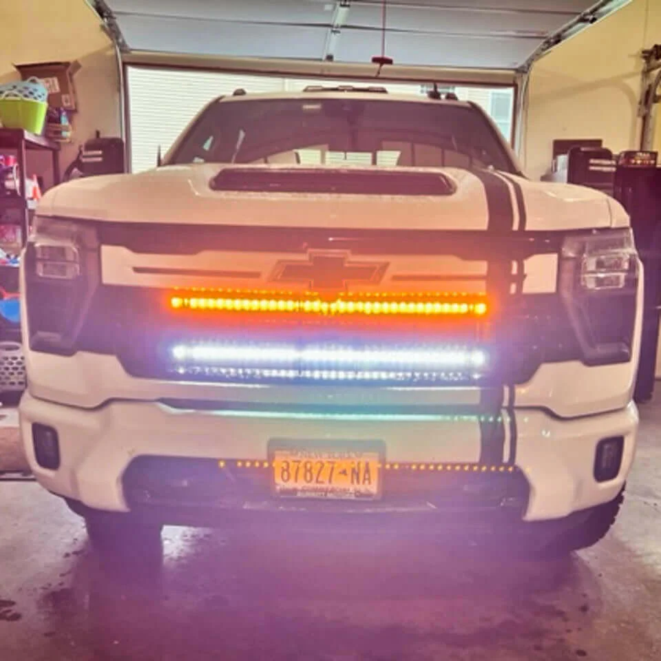 2020+ Chevrolet Silverado 2500/3500HD Dual 40s Light Bars - Image 15