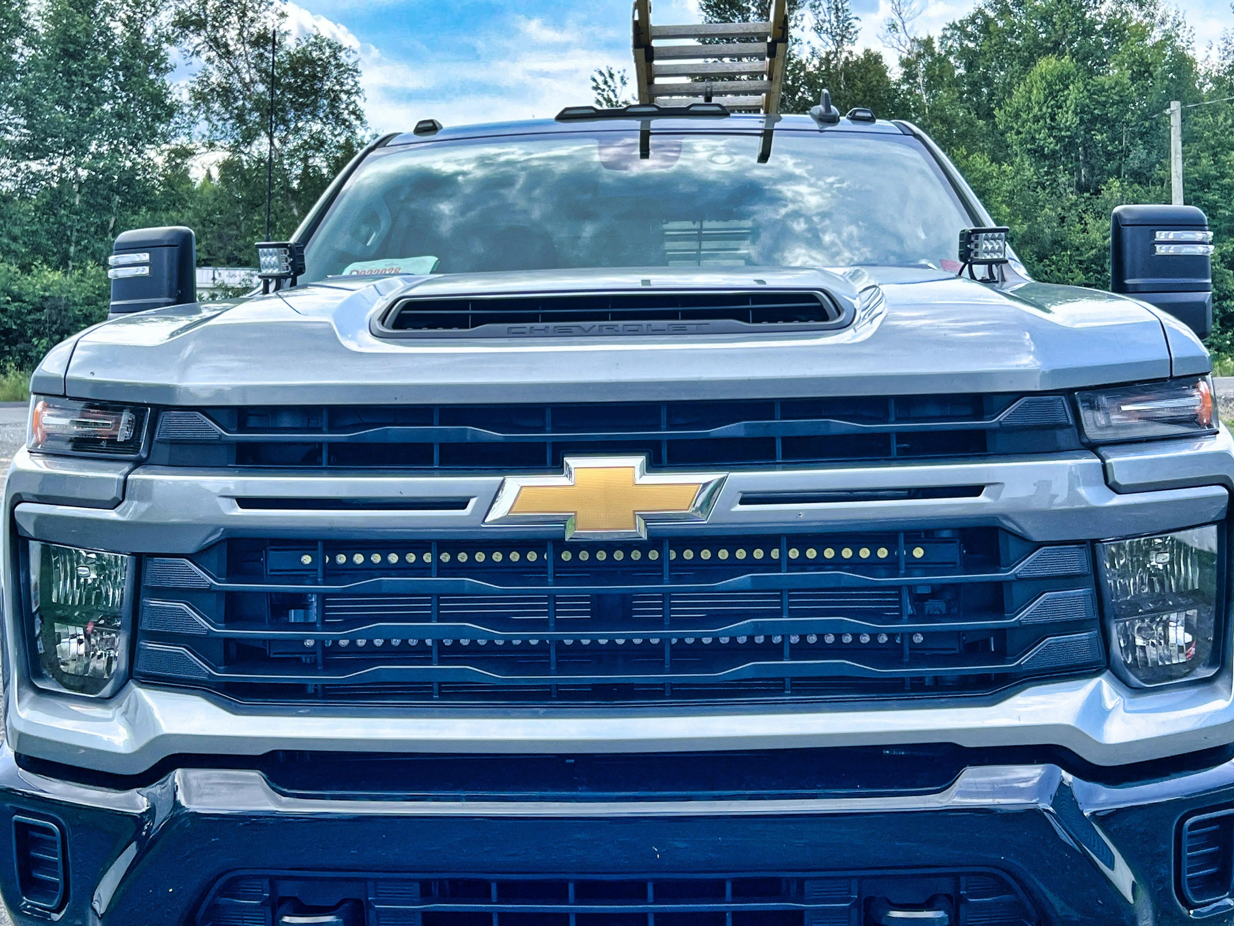 2020+ Chevrolet Silverado 2500/3500HD Single 40in Light Bar - Image 5