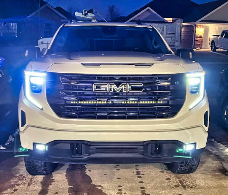 2019+ GMC Sierra 1500 Dual 40s Light Bars - SLIM - Image 6