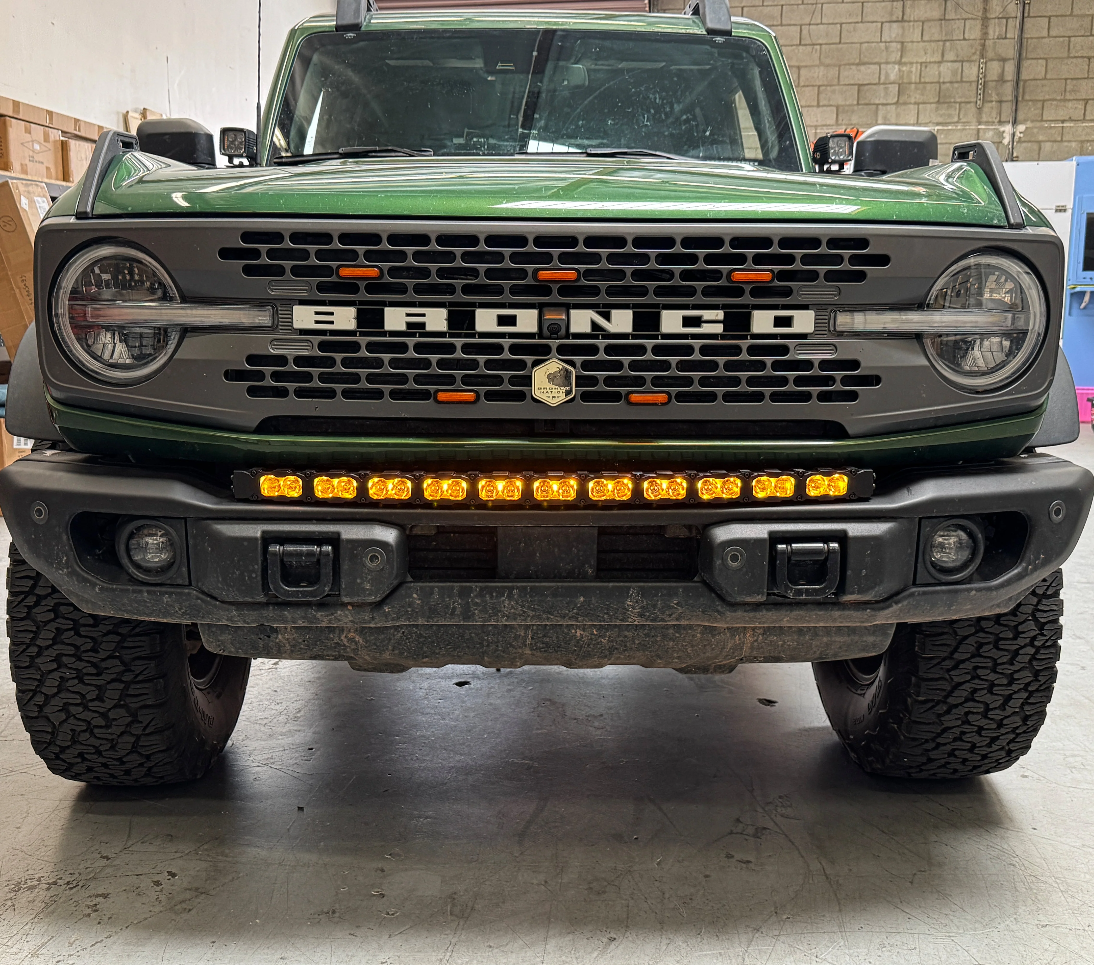 2021+ Ford Bronco Capable Bumper 40in Light Bar - PRO - Image 13