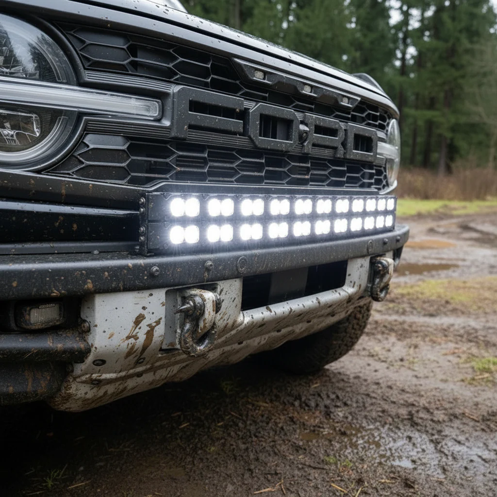 2021+ Ford Bronco Raptor Double Stacked Light Bars - Image 3