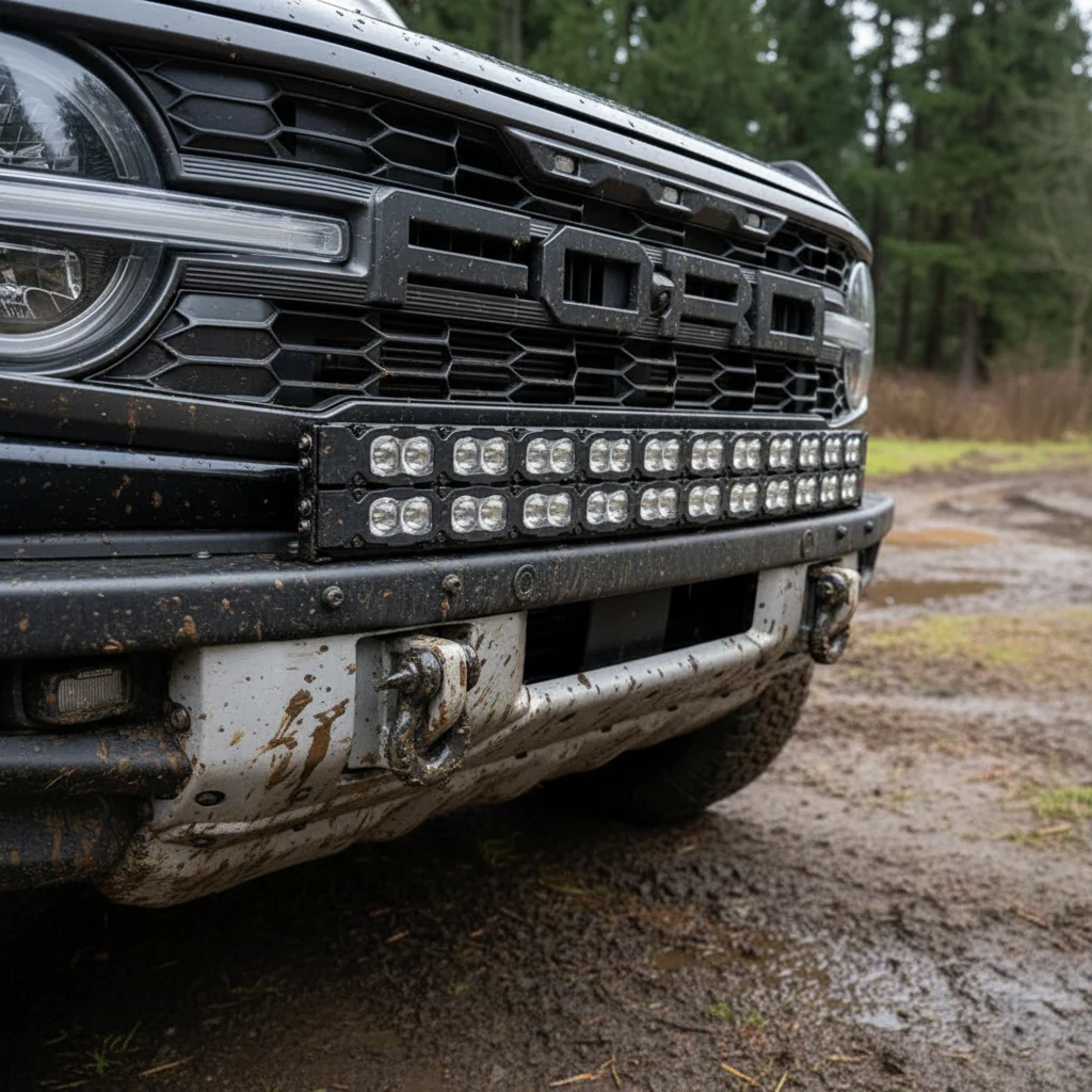 2021+ Ford Bronco Raptor Double Stacked Light Bars - Image 4