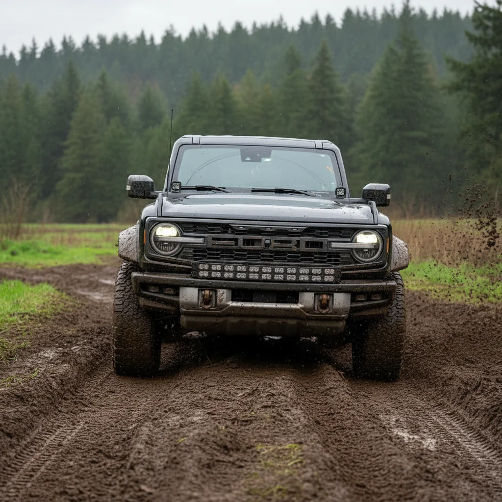 2021+ Ford Bronco Raptor Double Stacked Light Bars - Image 6