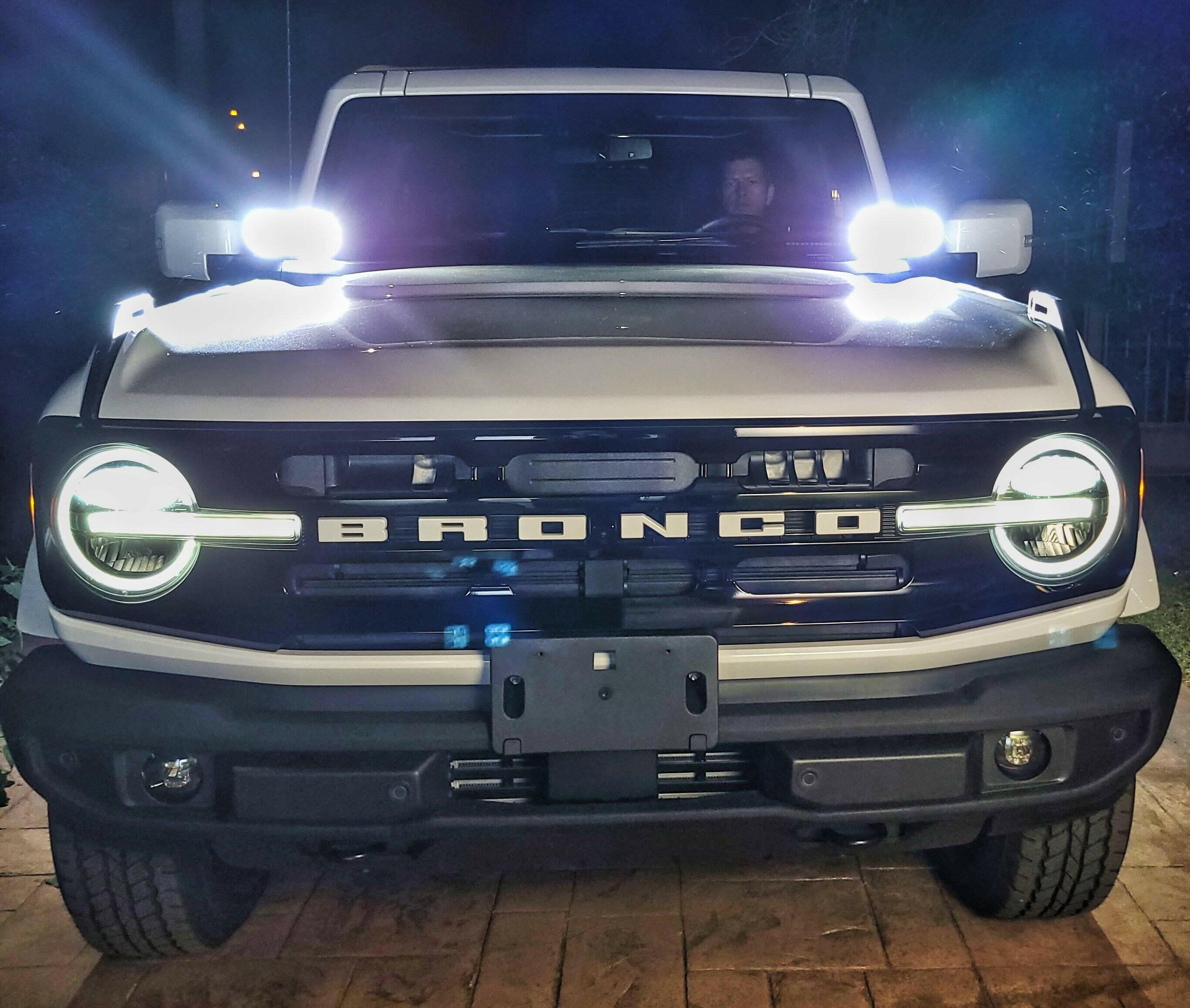 2021+ Ford Bronco Hood Mount/Ditch Lights/Pillars - Image 7