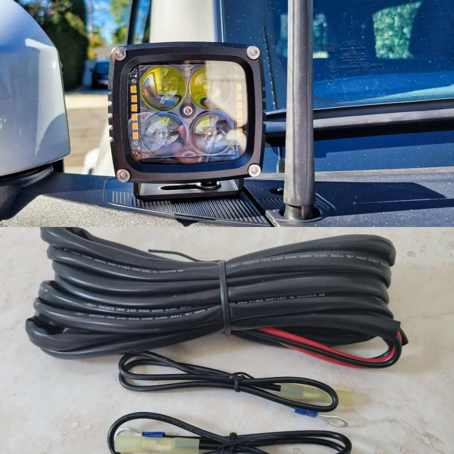 2021+ Ford Bronco Hood Mount/Ditch Lights/Pillars - Image 9