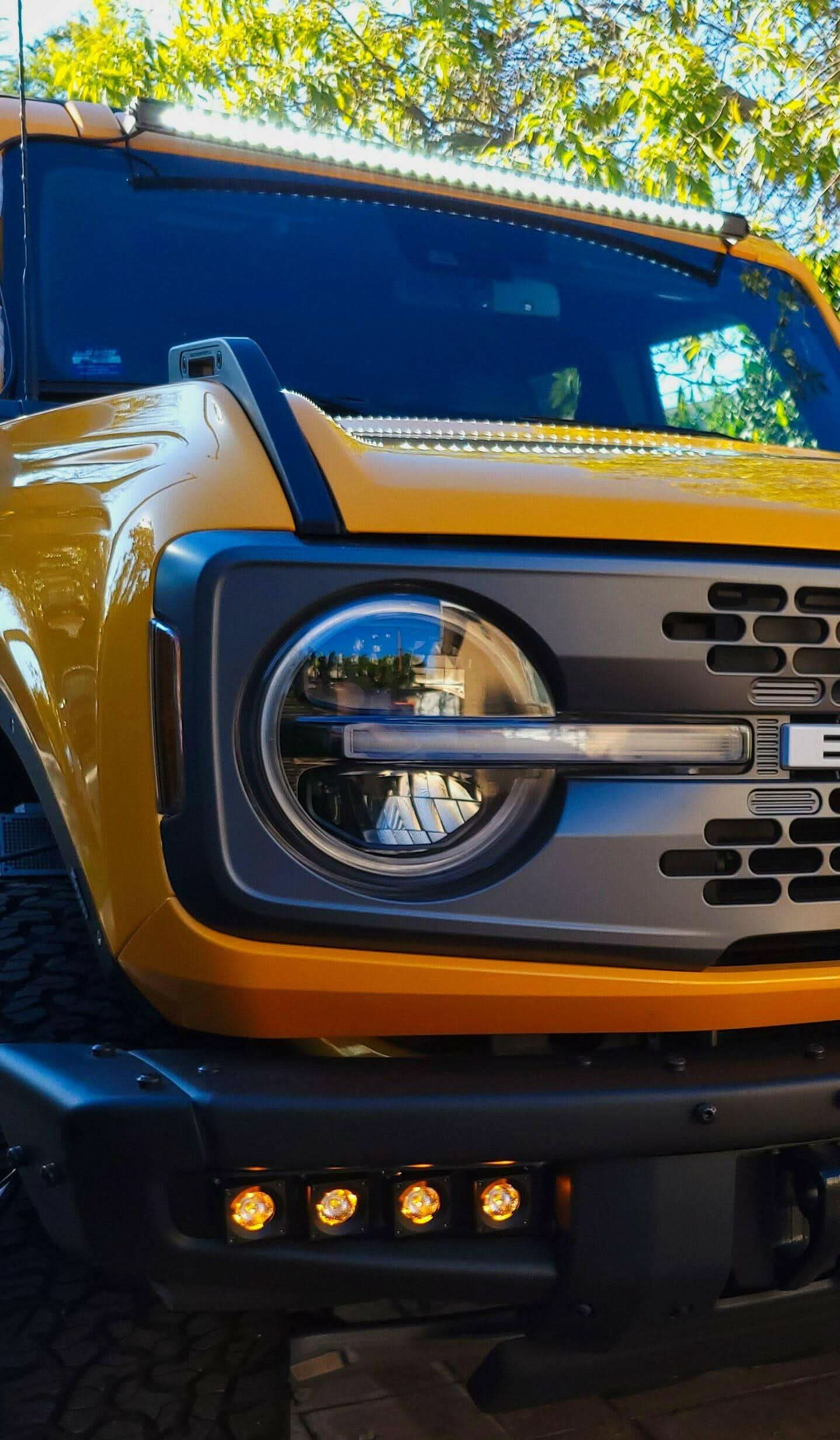2021+ Ford Bronco Modular Bumper Dual Function Fog Light Kit - Image 9