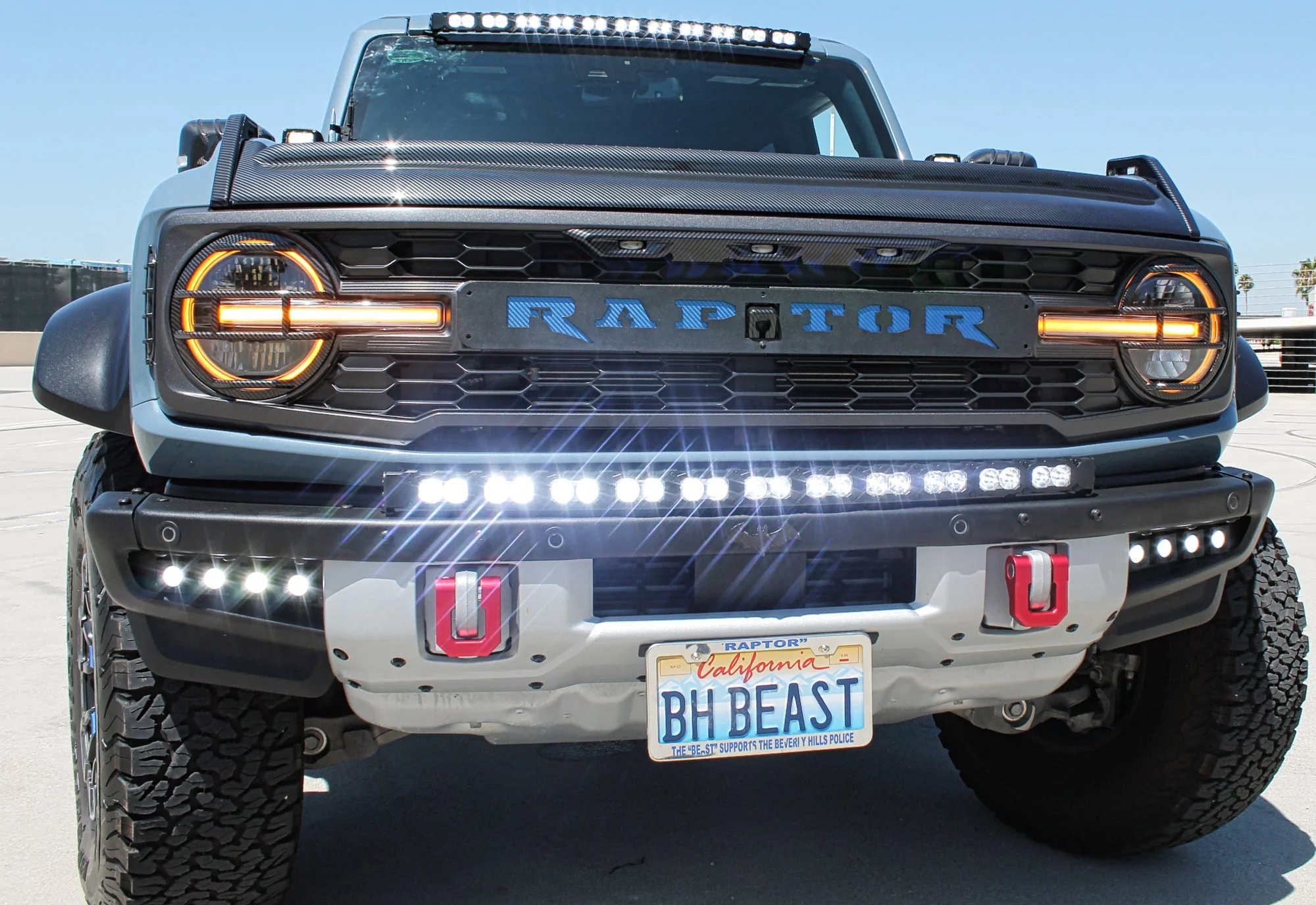 2021+ Ford Bronco Modular Bumper Curved 40in Light Bar - PRO - Image 7