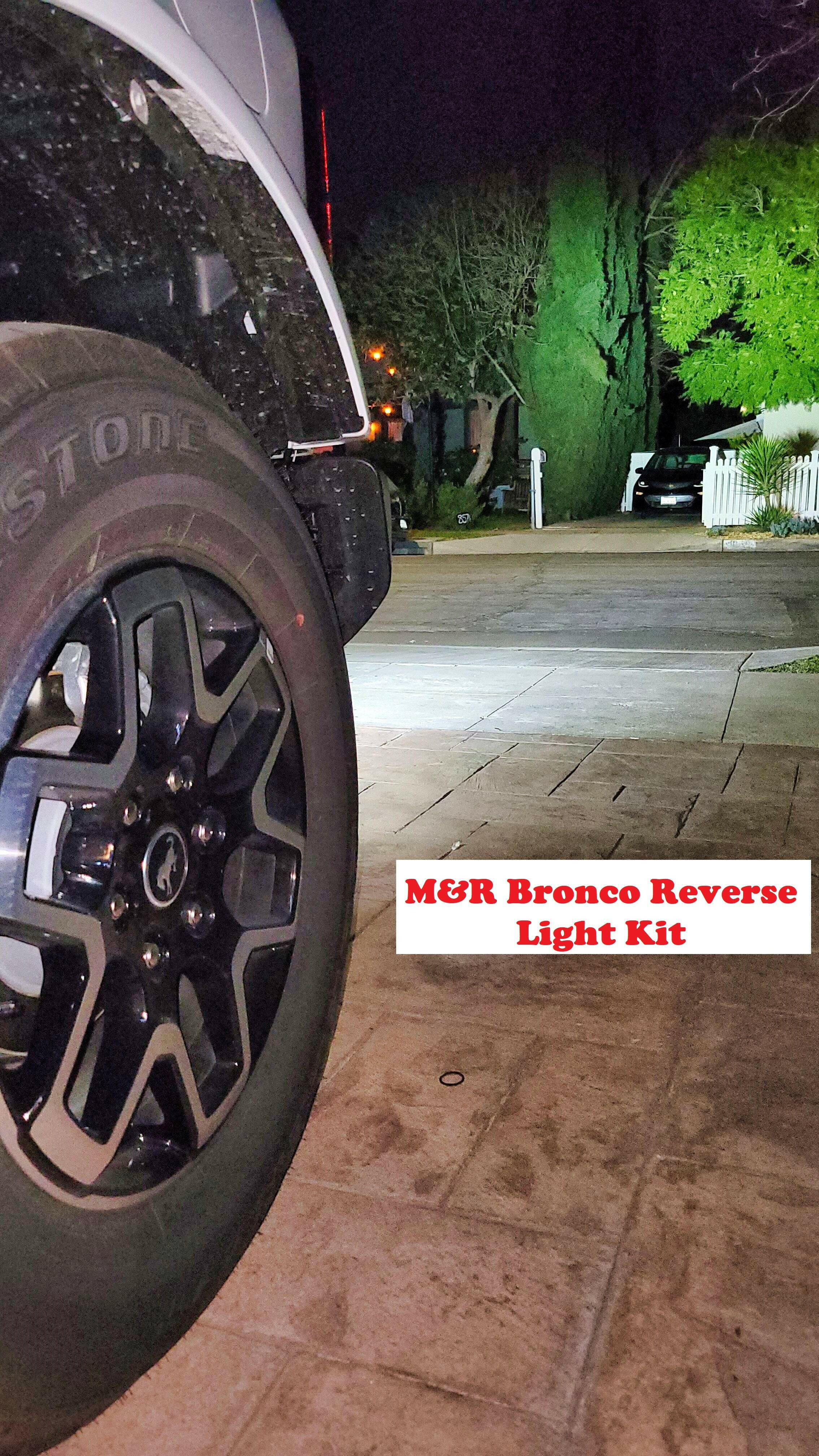 2021+ Ford Bronco Tailgate/Reverse/Chase Light No Trailer - Image 4