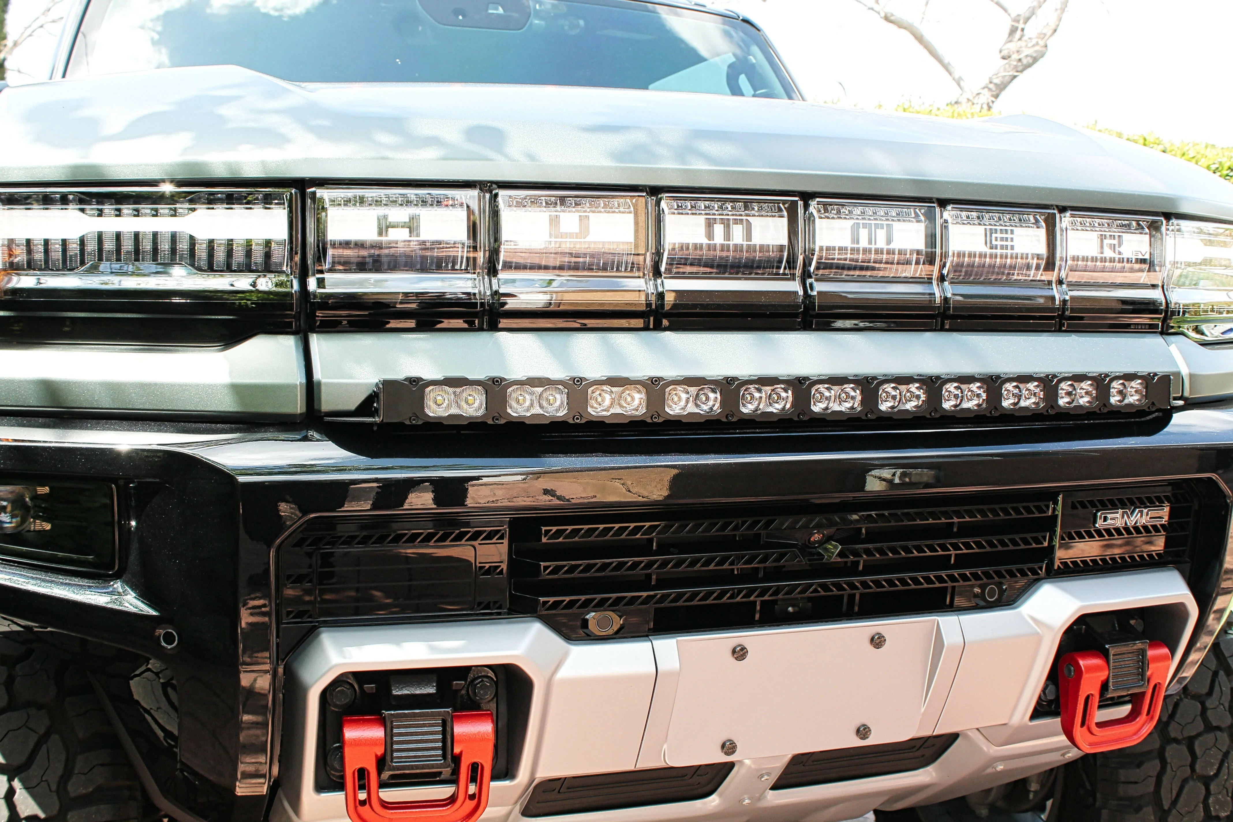 2022+ GMC Hummer EV Bumper 40in Light Bar-PRO - Image 12