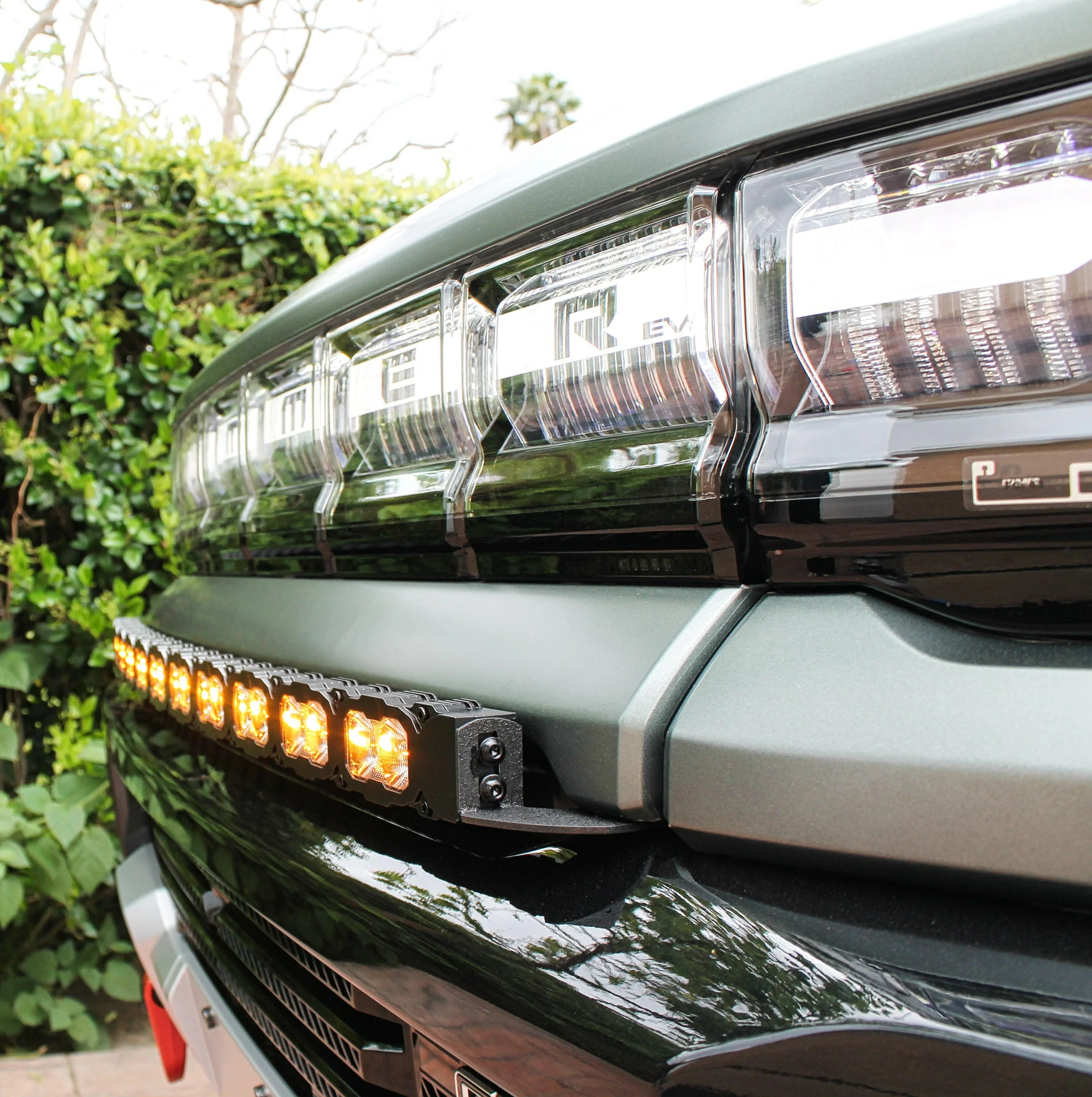 2022+ GMC Hummer EV Bumper 40in Light Bar-PRO - Image 4