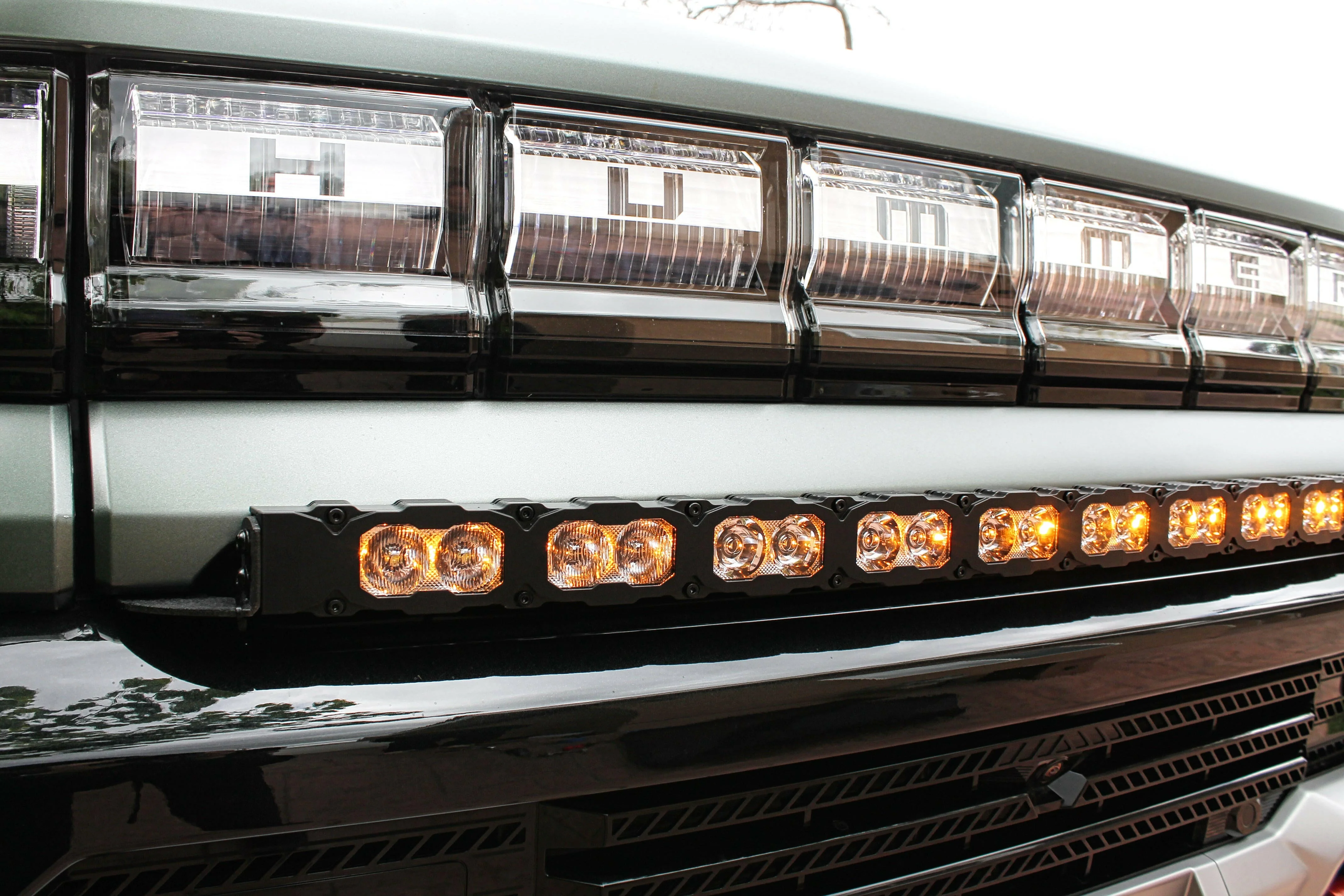 2022+ GMC Hummer EV Bumper 40in Light Bar-PRO - Image 8