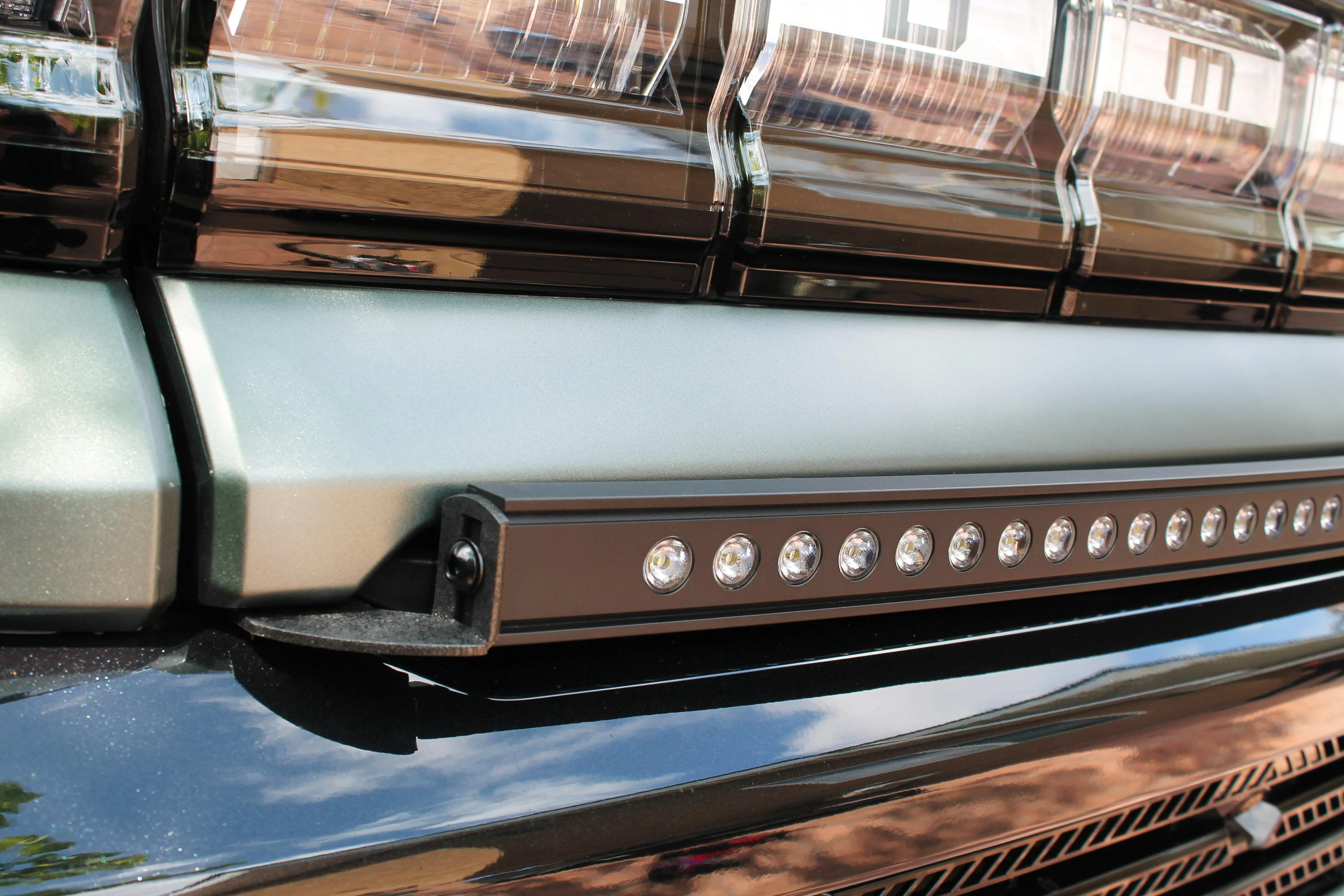 2022+ GMC Hummer EV Bumper 40in Light Bar - Slim - Image 3