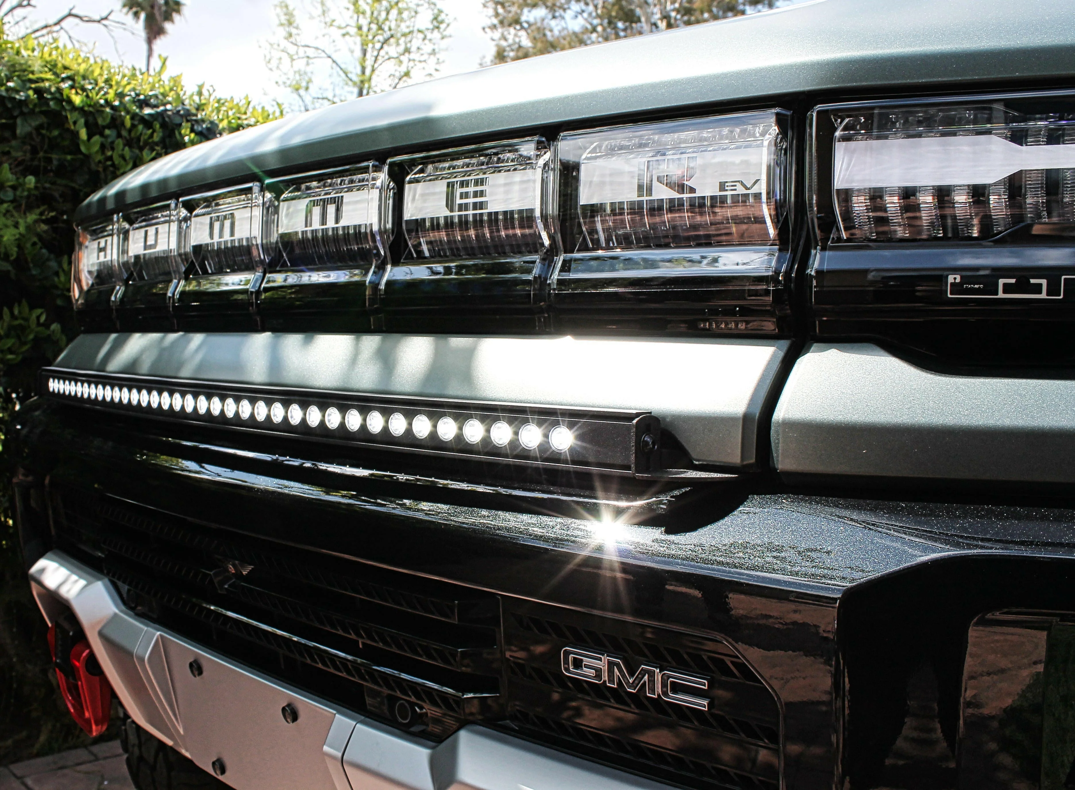 2022+ GMC Hummer EV Bumper 40in Light Bar - Slim - Image 4
