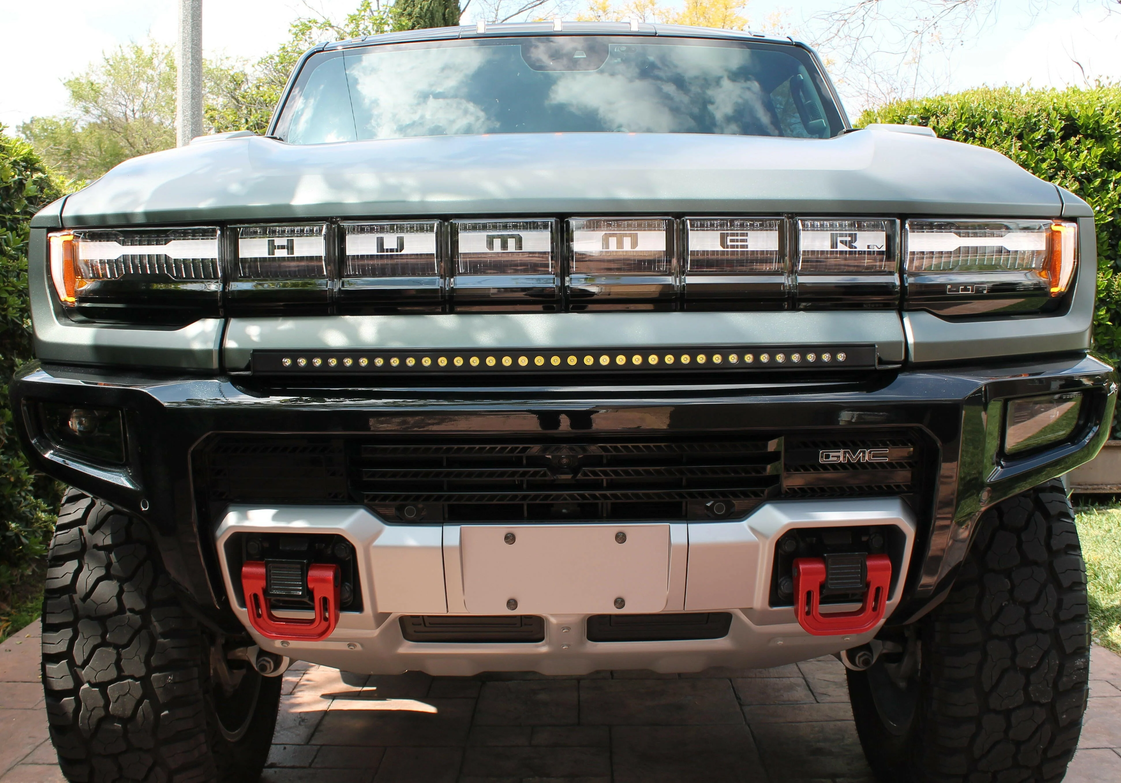 2022+ GMC Hummer EV Bumper 40in Light Bar - Slim - Image 5