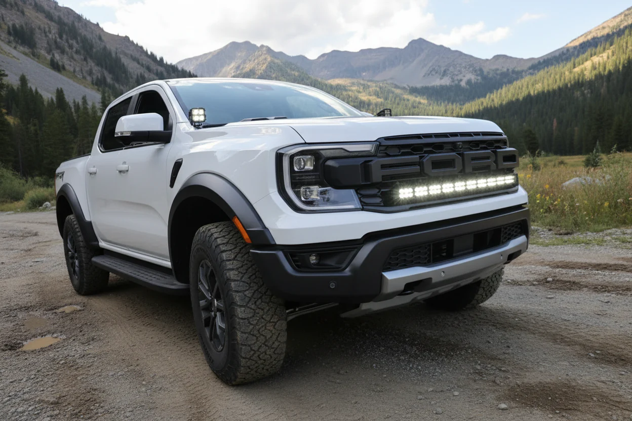 2024+ Ford Ranger Raptor Hood Mount/Ditch Lights - Image 10