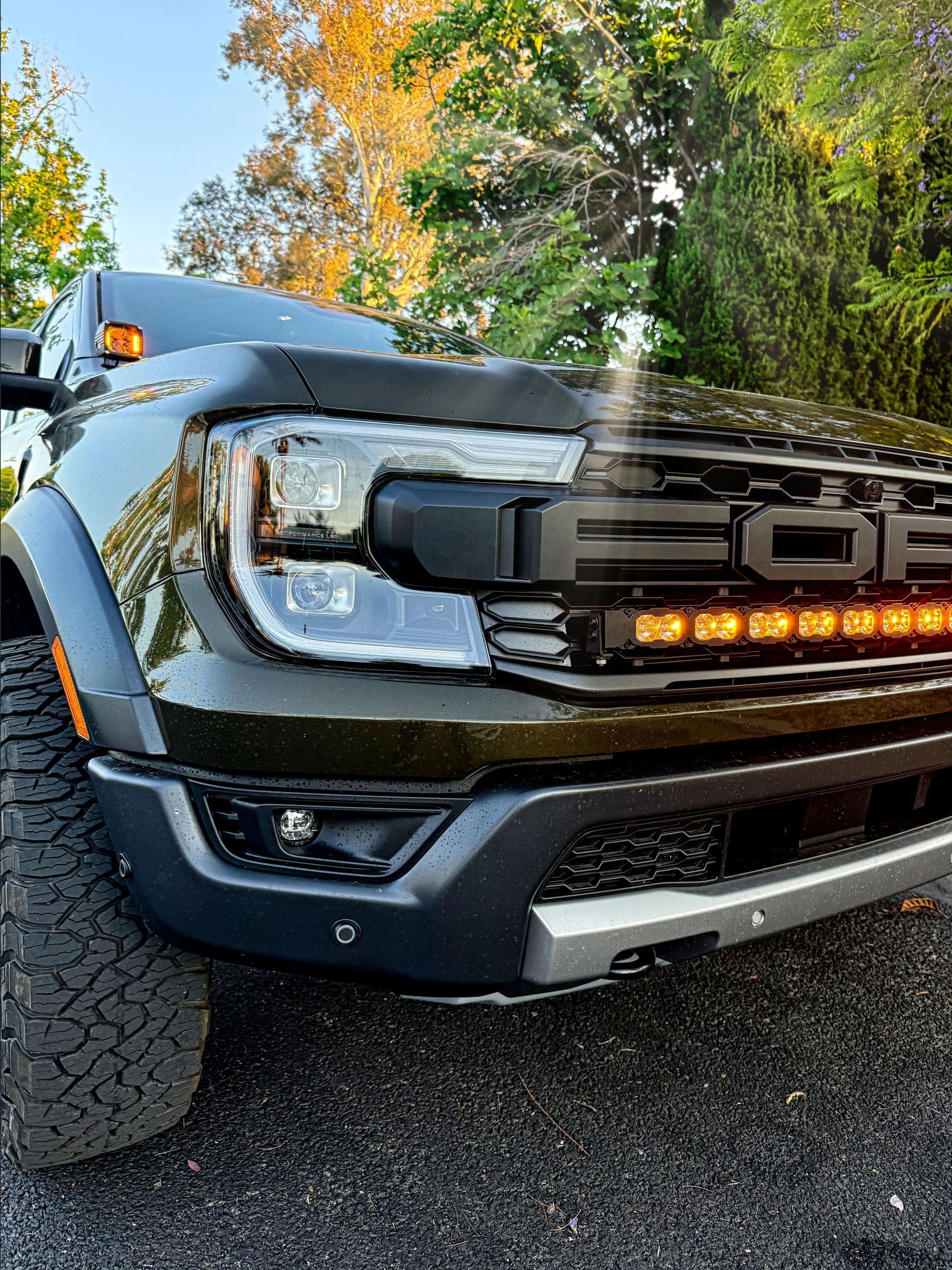 2024+ Ford Ranger Raptor Hood Mount/Ditch Lights - Image 4