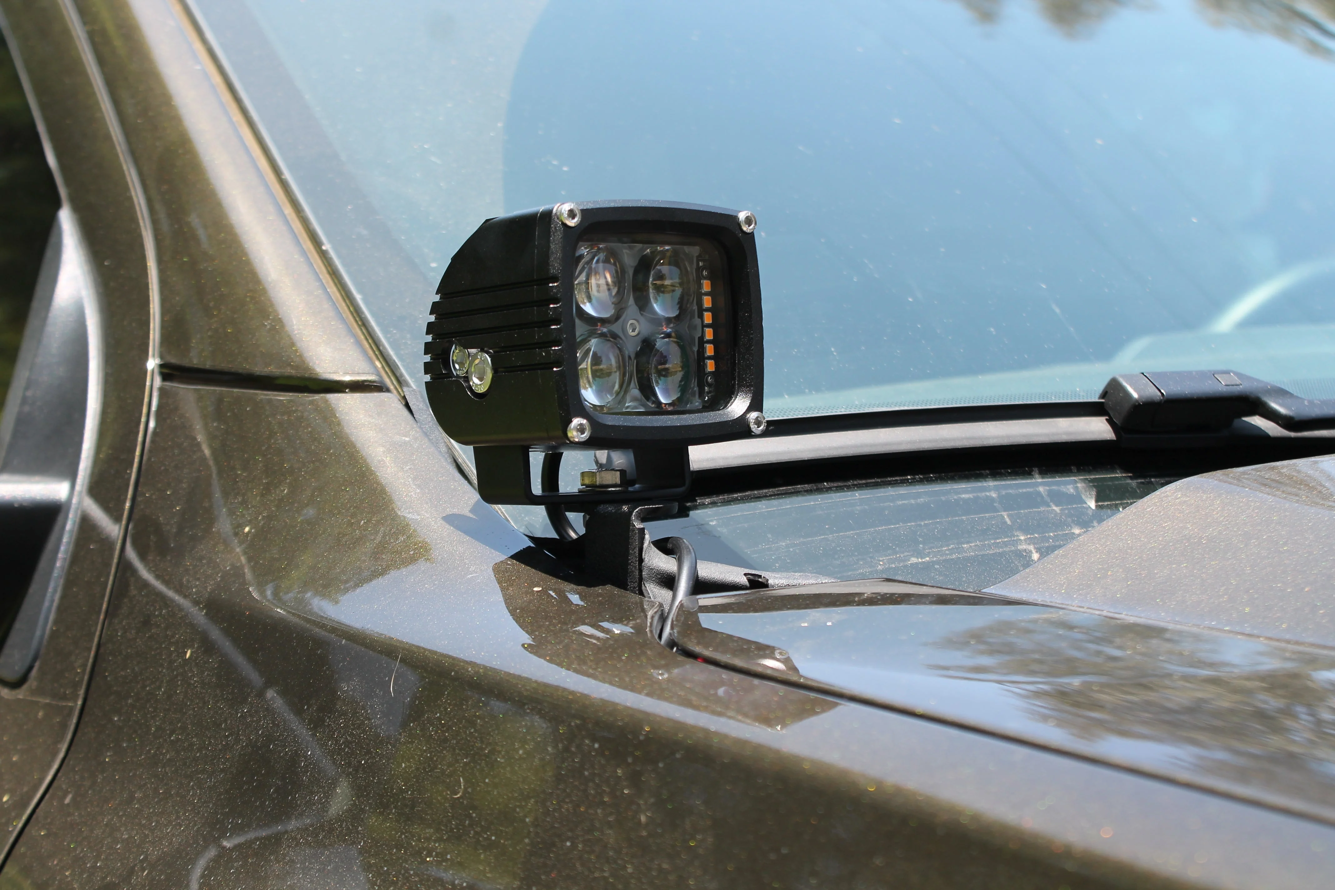 2024+ Ford Ranger Raptor Hood Mount/Ditch Lights - Image 9