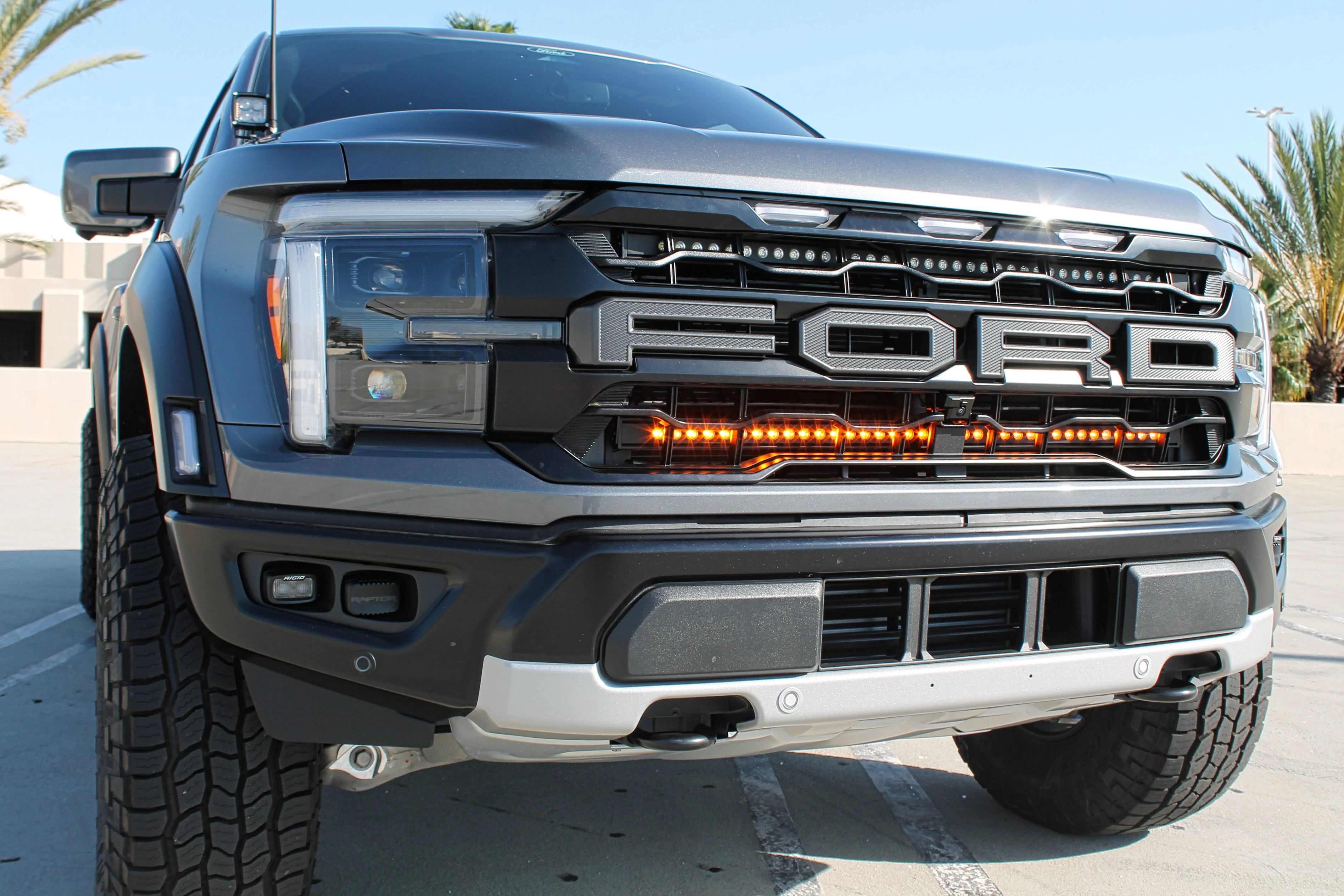 2024+ Ford Raptor grille lightbar Gen 3 Single 40in Light Bar - Slim - Image 3