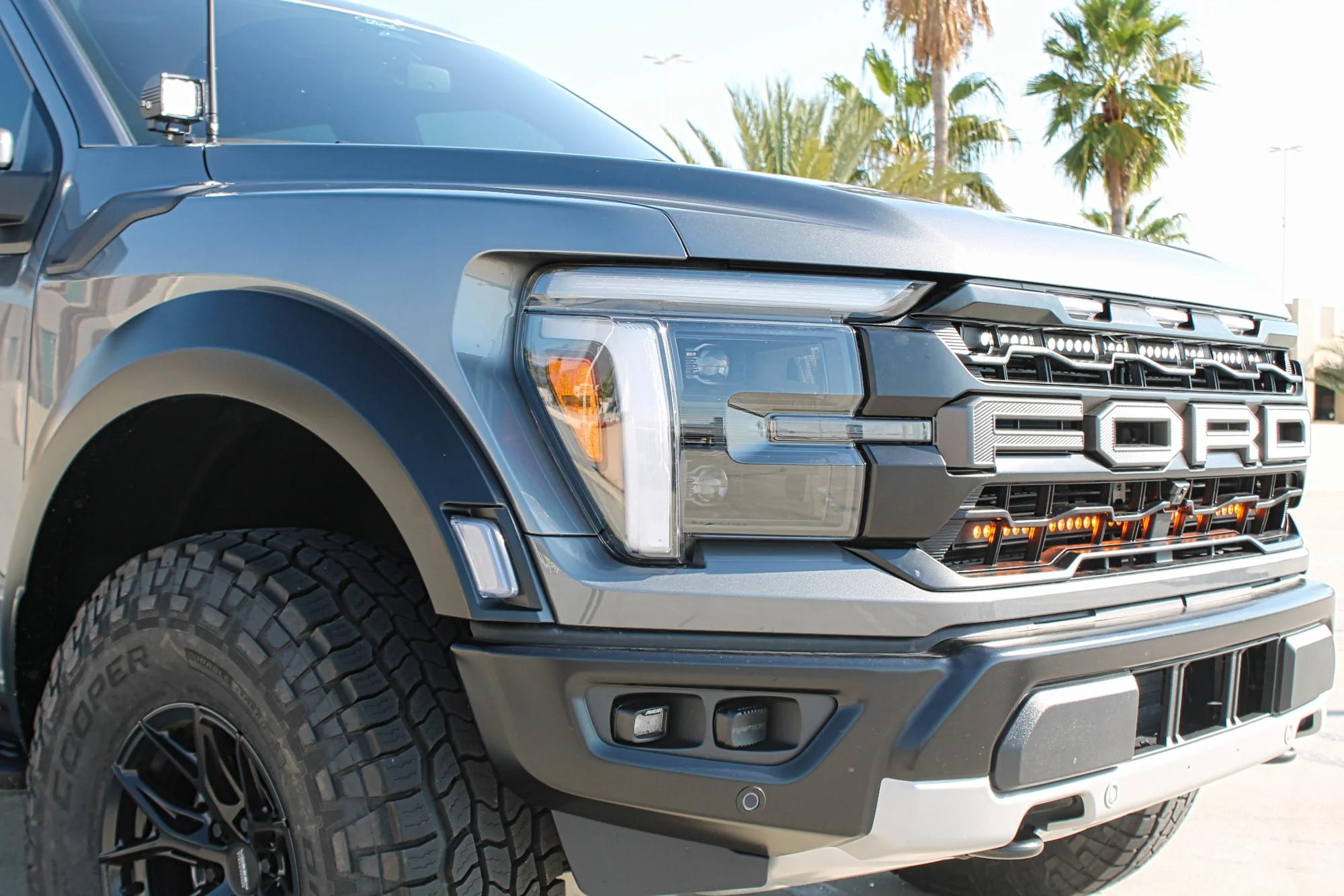 2024+ Ford Raptor grille lightbars Gen 3 Refresh Dual 40s - Slim - Image 5