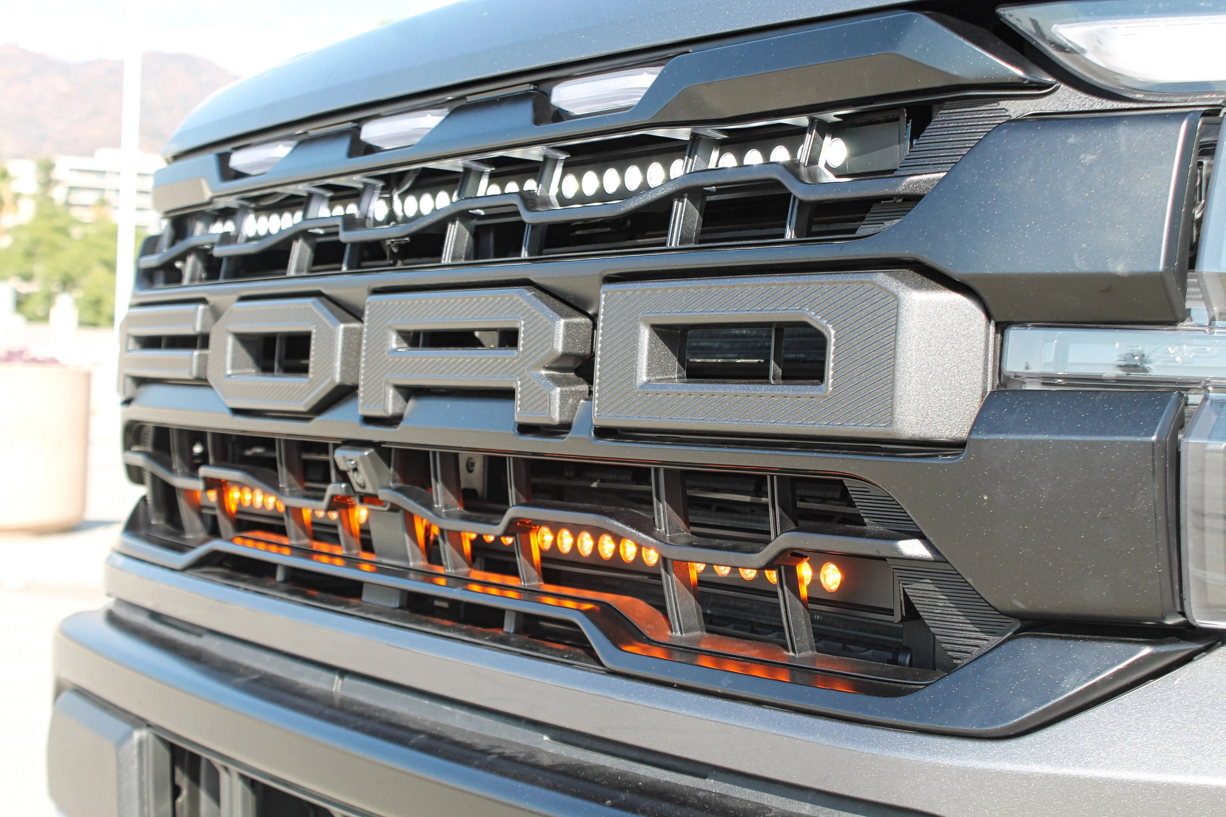 2024+ Ford Raptor grille lightbars Gen 3 Refresh Dual 40s - Slim - Image 7