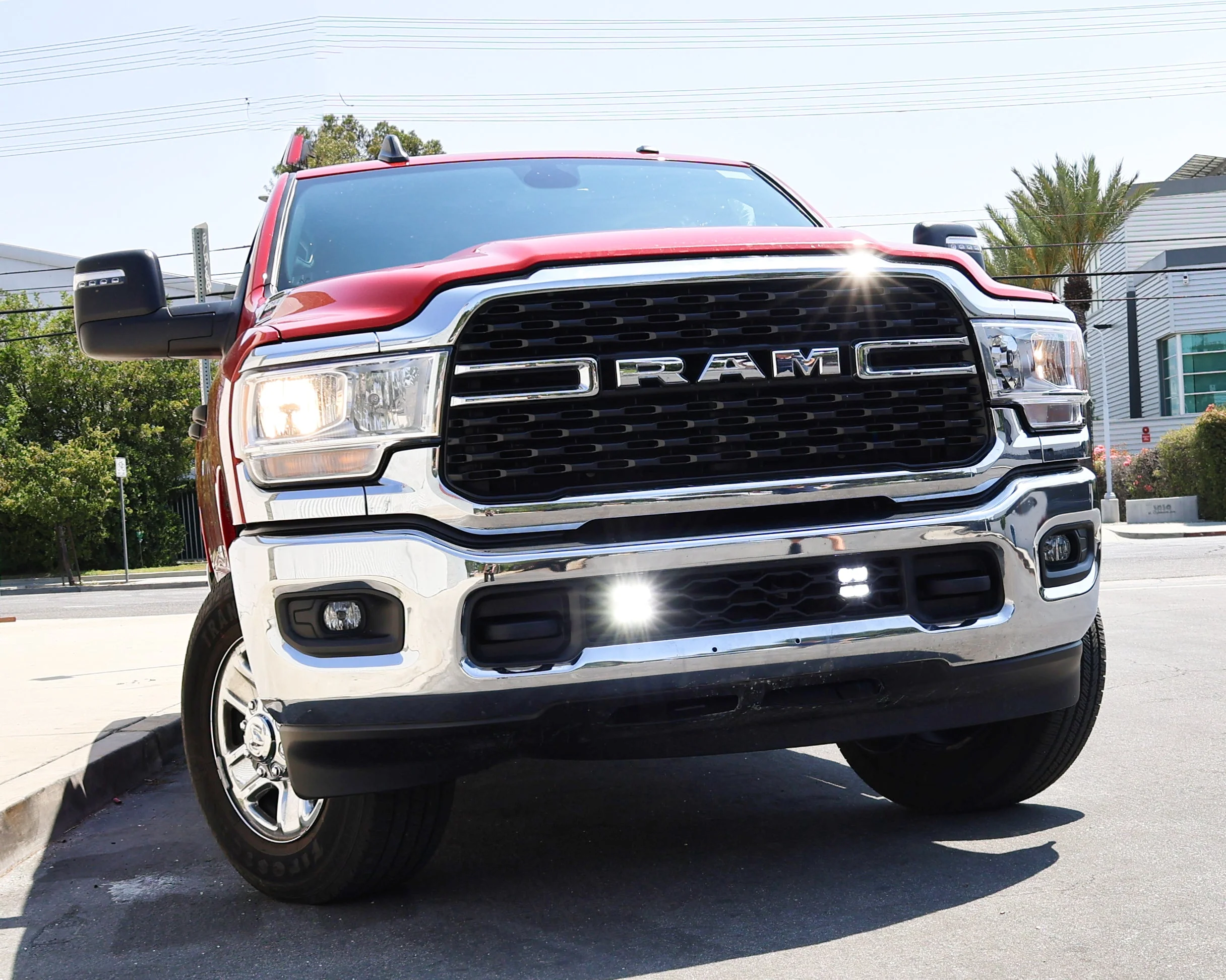 2019-24 RAM 2500/3500 Lower Grille Light Pods - Image 4