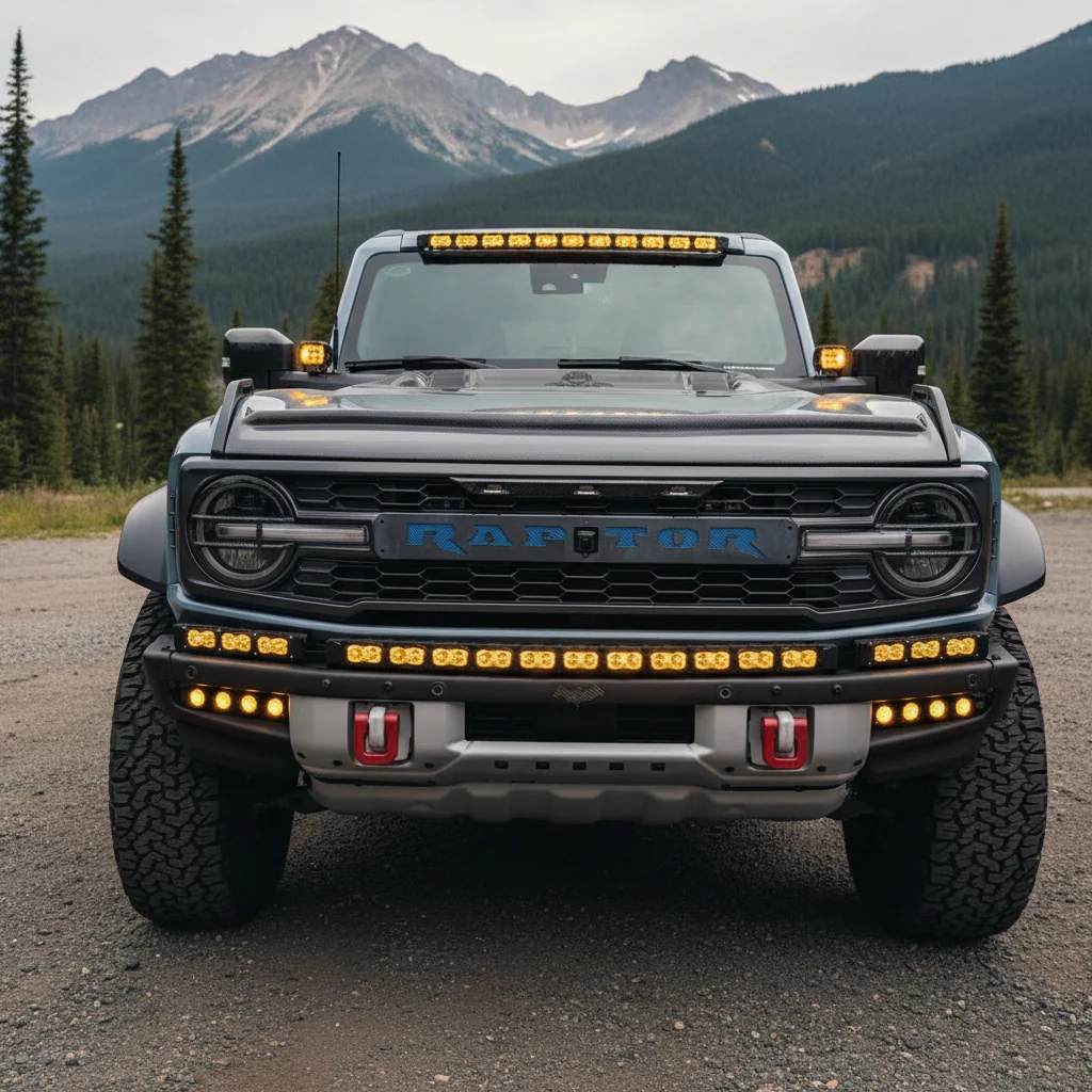 Ford Bronco Raptor Light Bar Extension for 2021+ - Image 5