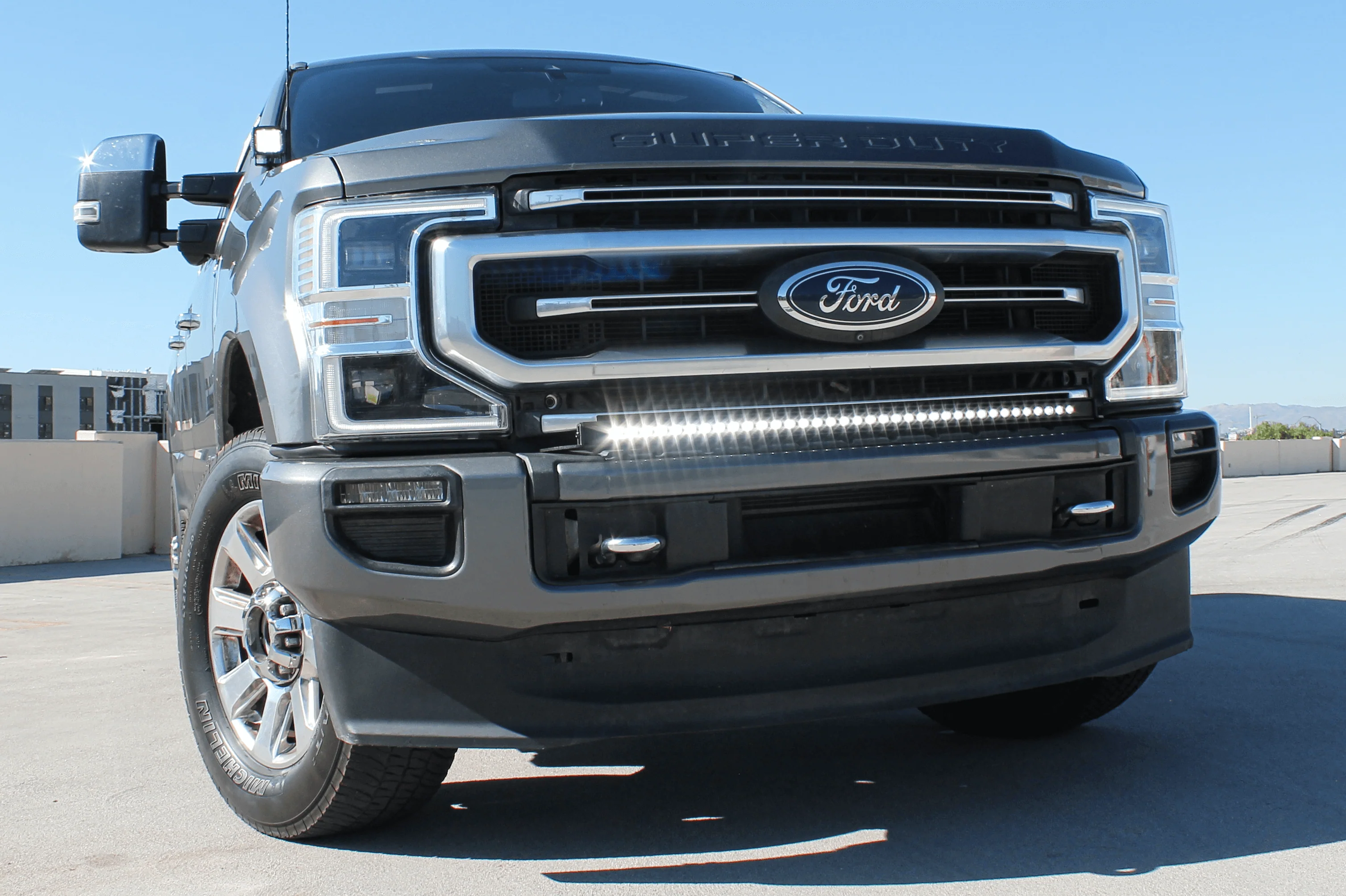 Ford Super Duty light bar 2020-2022 F250/F350/F450 40in Light Bar - Slim - Image 3