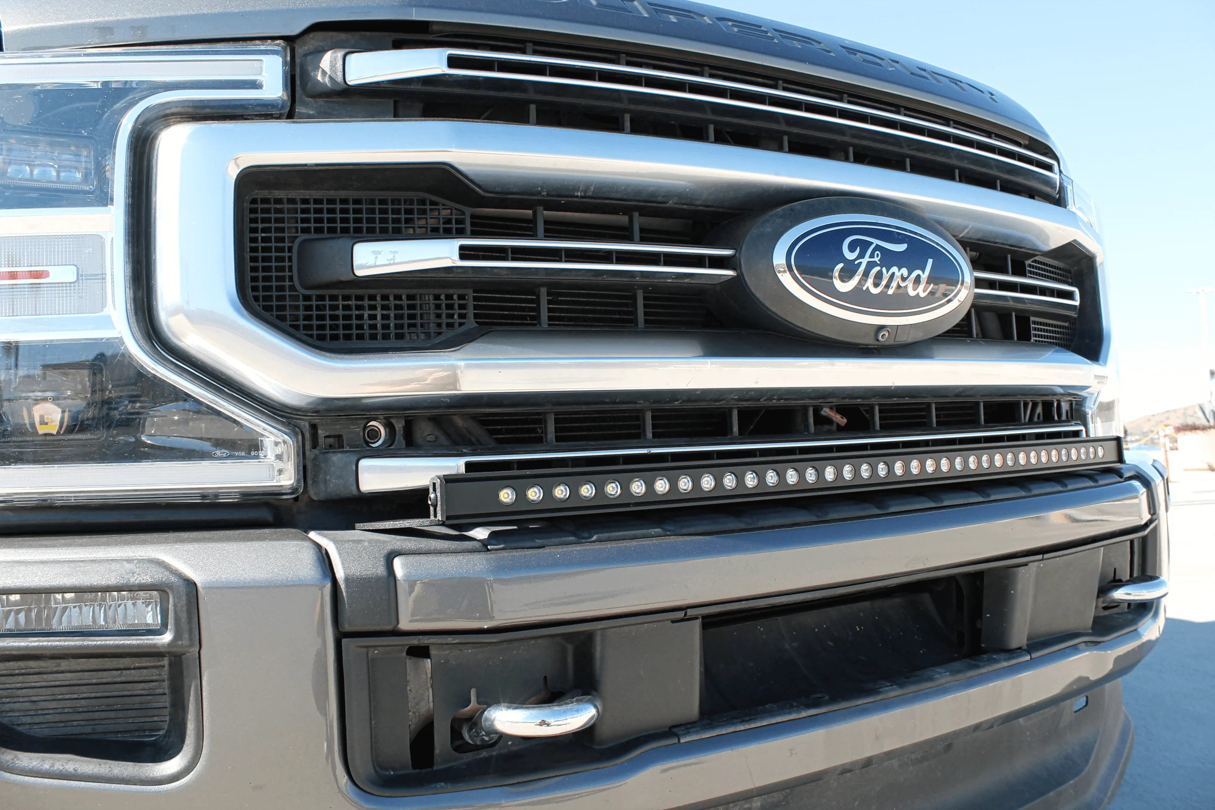 Ford Super Duty light bar 2020-2022 F250/F350/F450 40in Light Bar - Slim - Image 5
