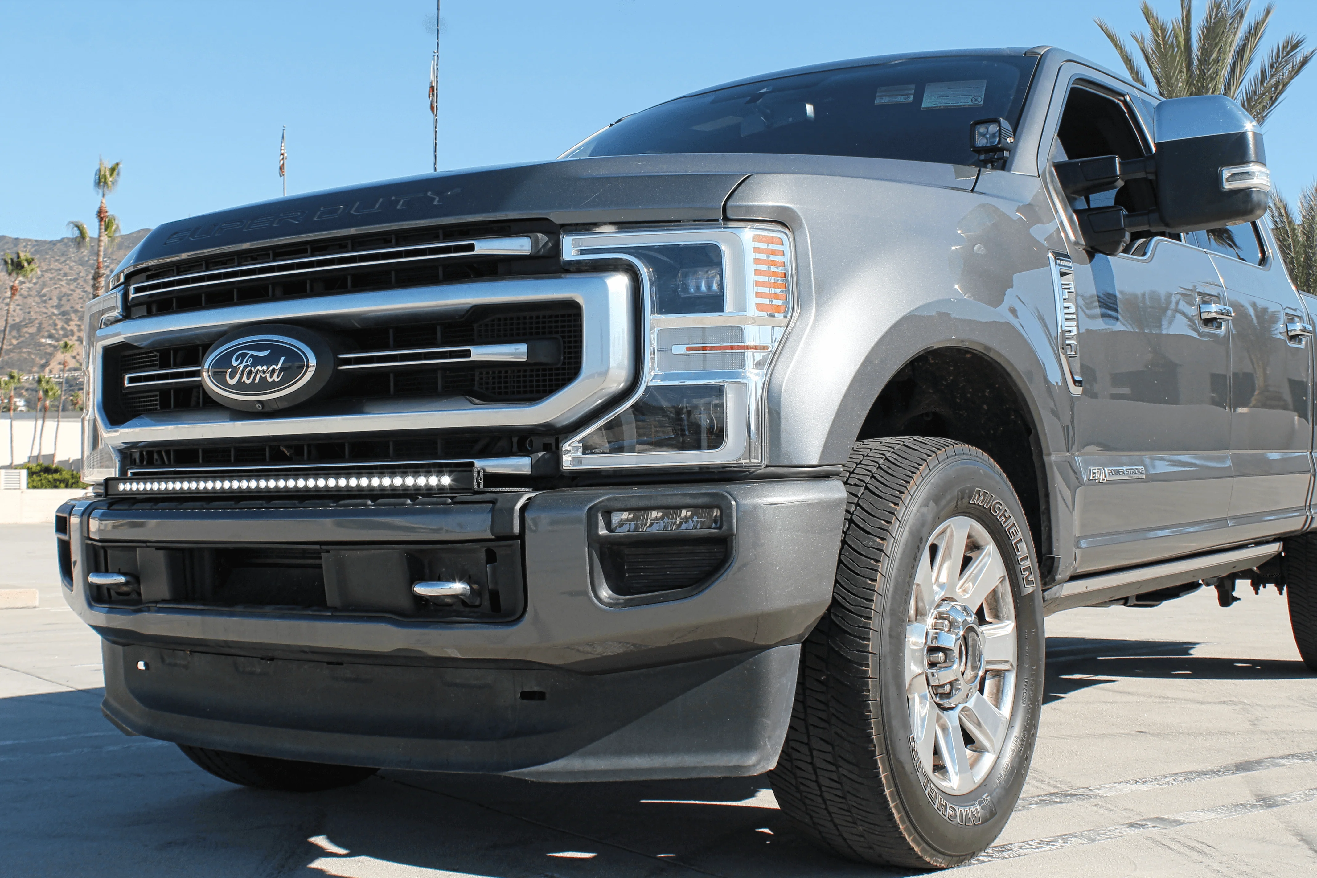 Ford Super Duty light bar 2020-2022 F250/F350/F450 40in Light Bar - Slim - Image 6