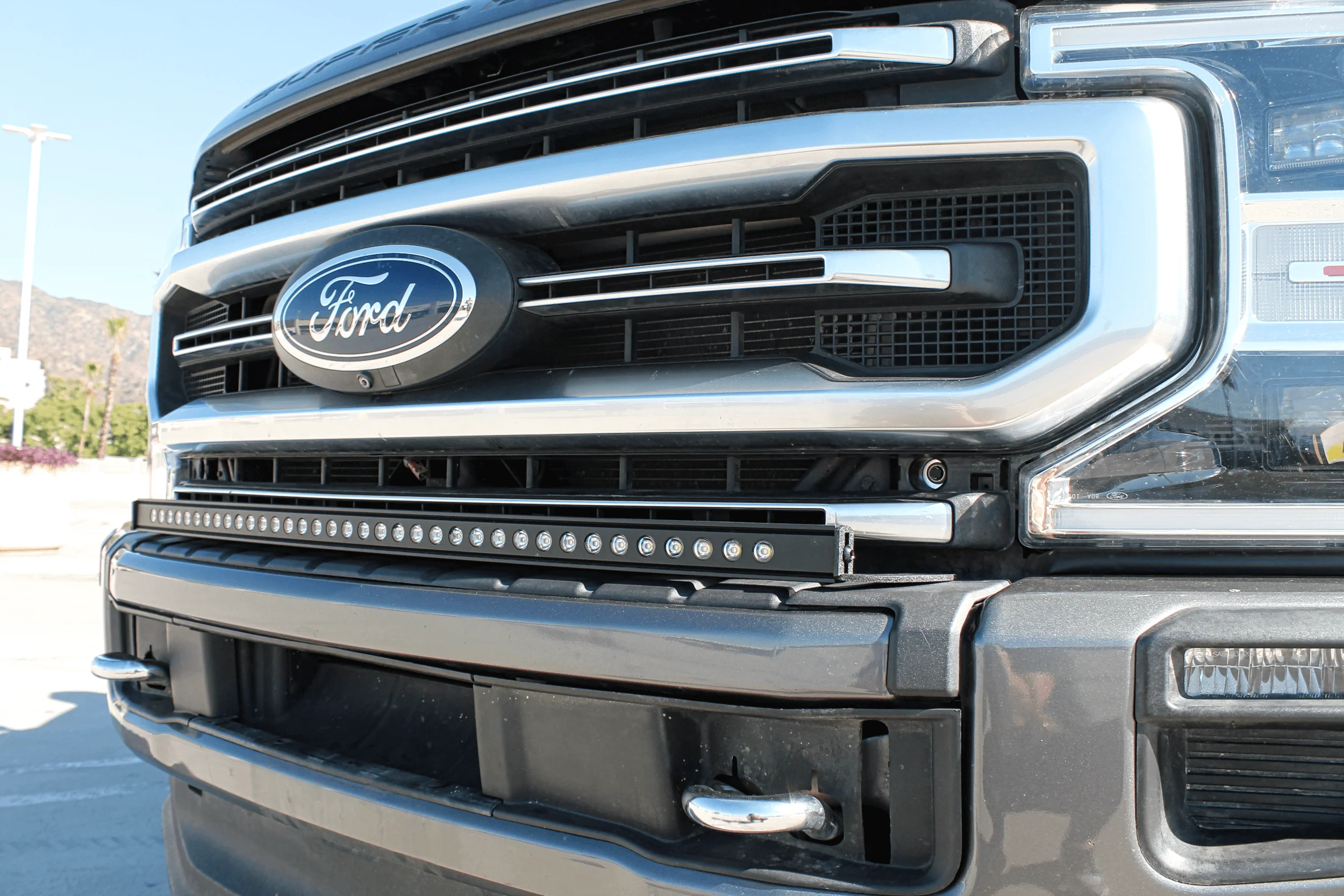 Ford Super Duty light bar 2020-2022 F250/F350/F450 40in Light Bar - Slim - Image 7