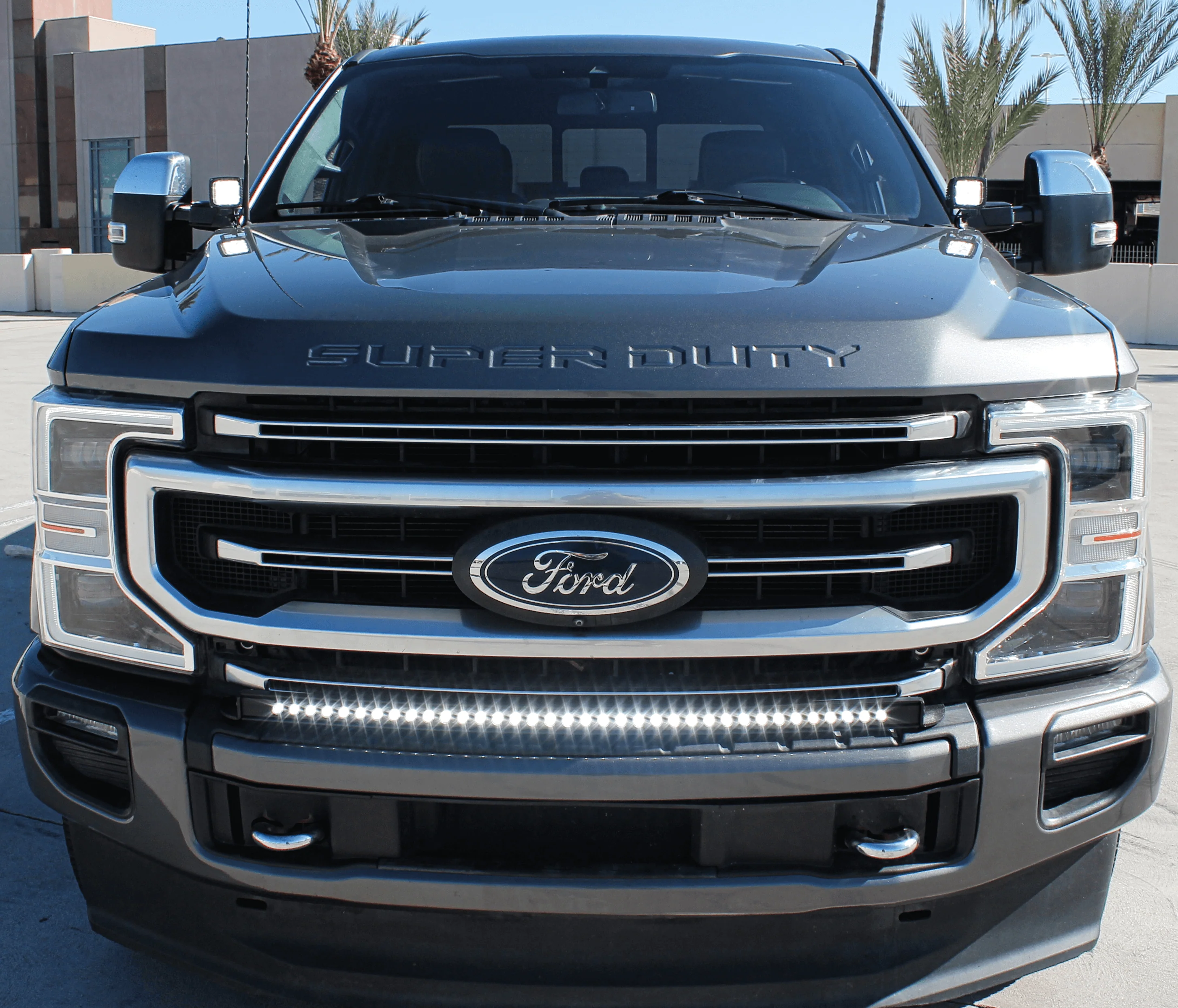 Ford Super Duty light bar 2020-2022 F250/F350/F450 40in Light Bar - Slim - Image 8