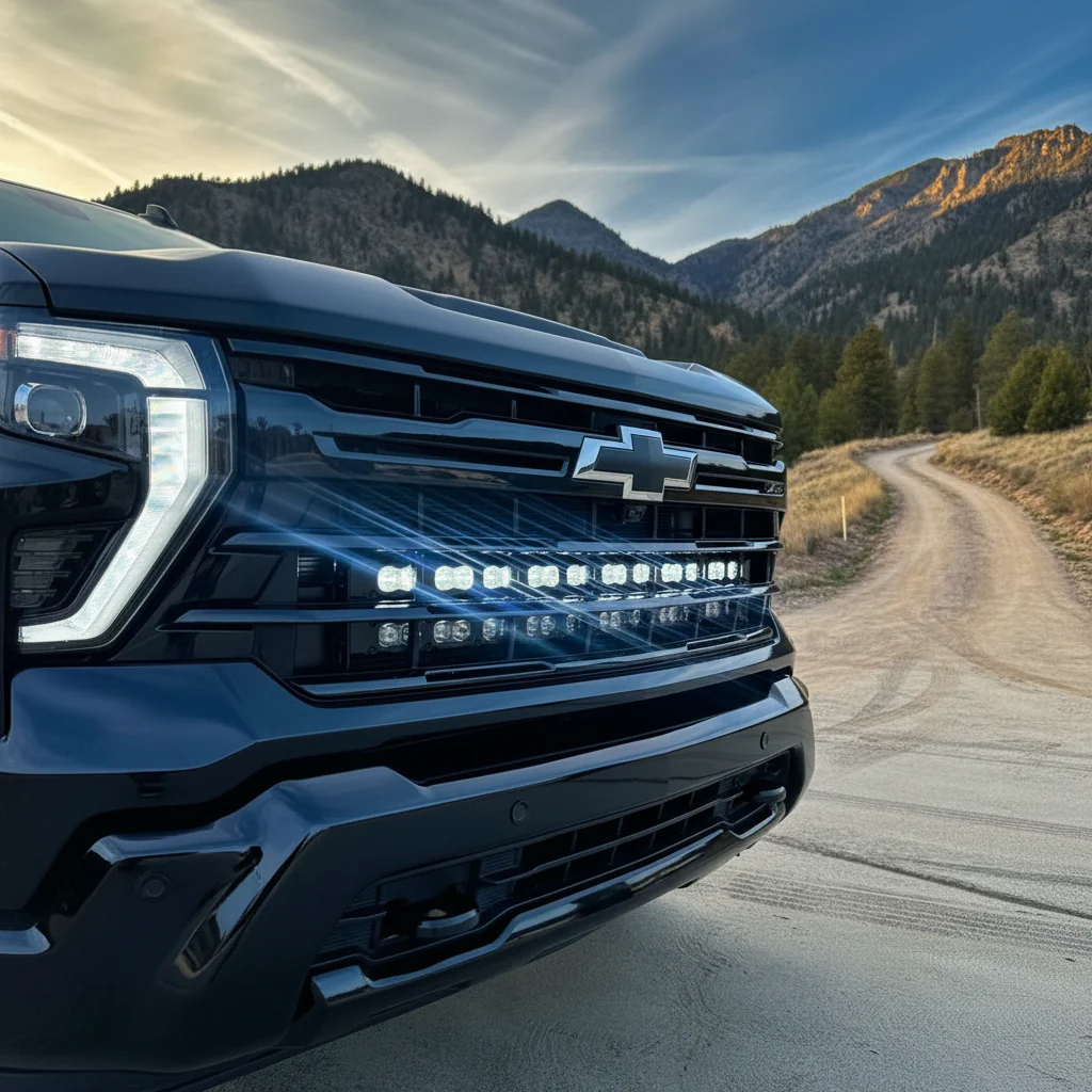 Silverado 2500 3500 light bar single 40in Light Bar - PRO - Image 5