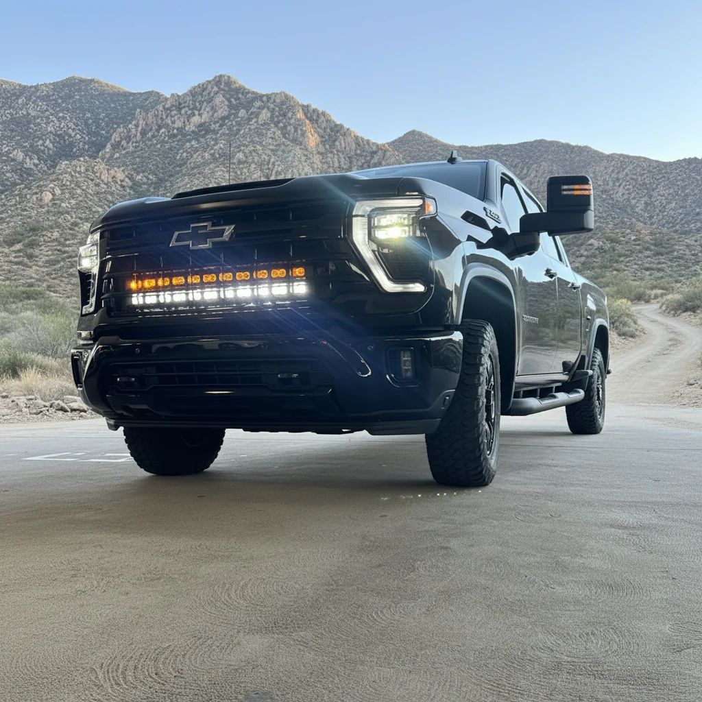 Silverado 2500 3500 light bar single 40in Light Bar - PRO - Image 7